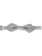Dolce & Gabbana Metallic Bow Tie - Grey