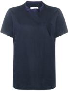 Sacai Boxy Fit T-shirt - Blue