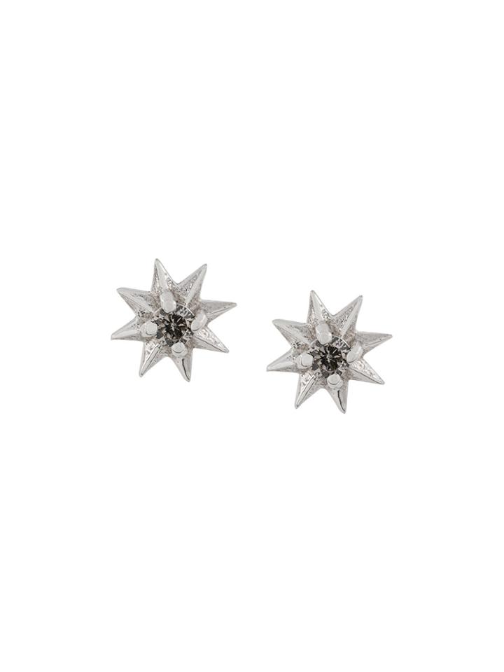 Rachel Jackson Diamond Shooting Star Stid Earrings - Metallic