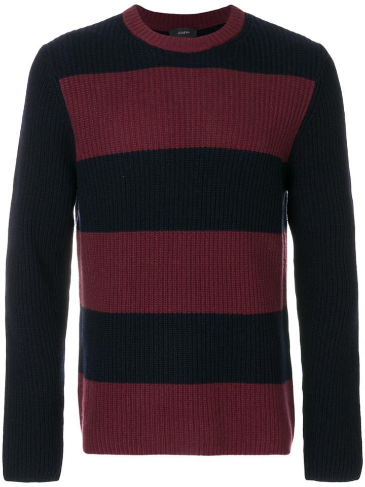 Joseph Striped Jumper - Blue