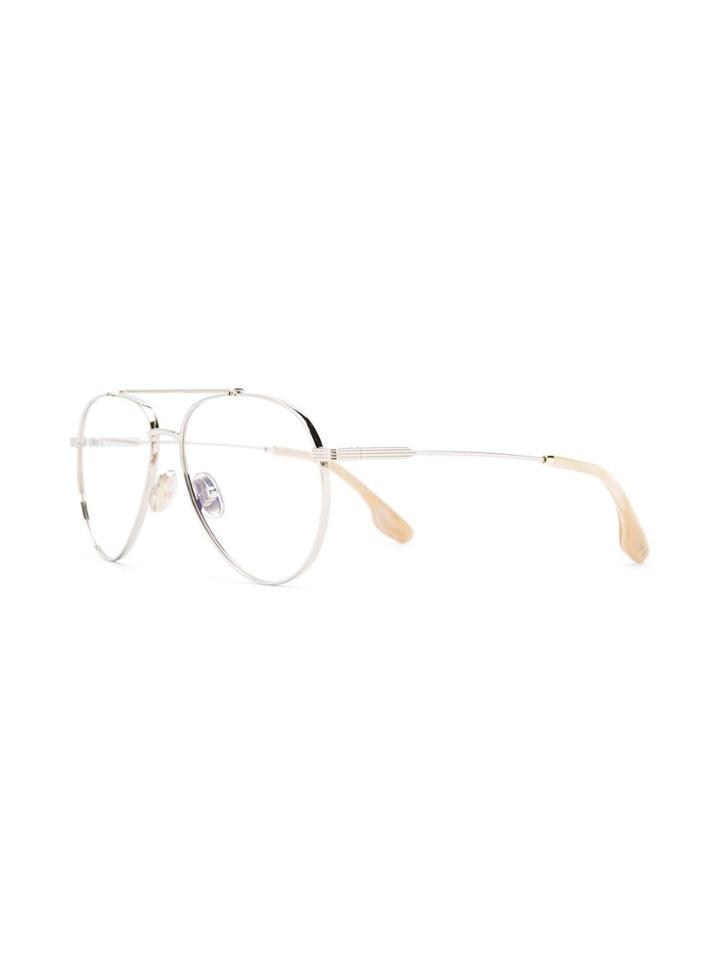 Victoria Beckham Aviator Optical Glasses - Gold
