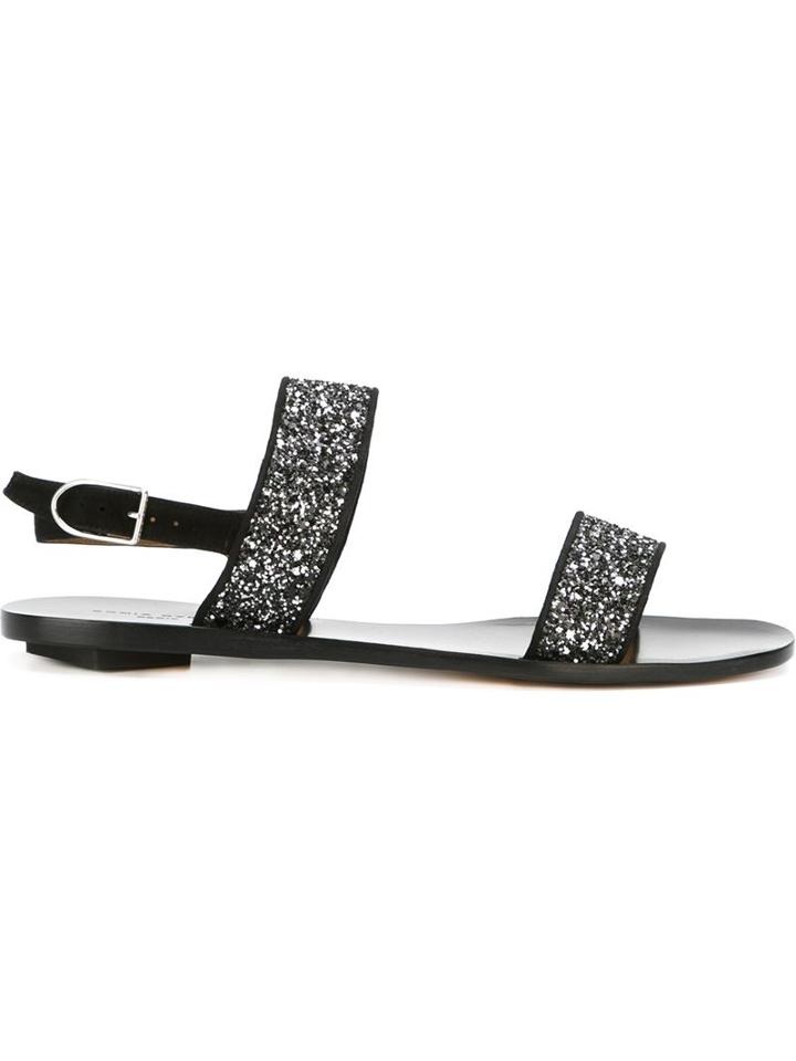 Sonia Rykiel Textured Flat Sandals