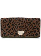 Dvf Diane Von Furstenberg East West Haircalf Clutch Bag - Brown