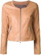 Guild Prime Zip Up Jacket, Women's, Size: 34, Brown, Lamb Skin