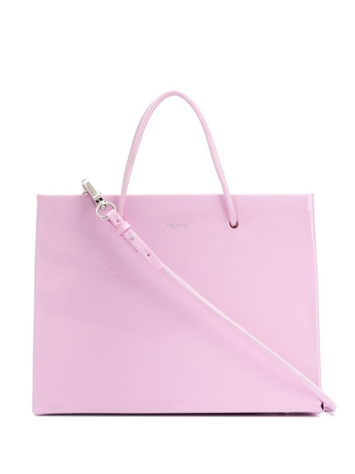 Medea Engraved Logo Tote - Pink