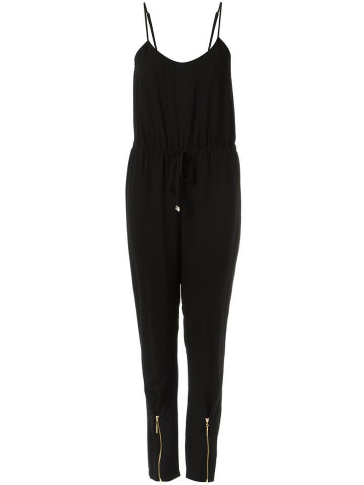 Tufi Duek Drawstring Waist Jumpsuit - Black