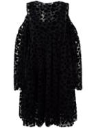 Paskal Layered Sheer Dress, Women's, Size: Small, Black, Nylon