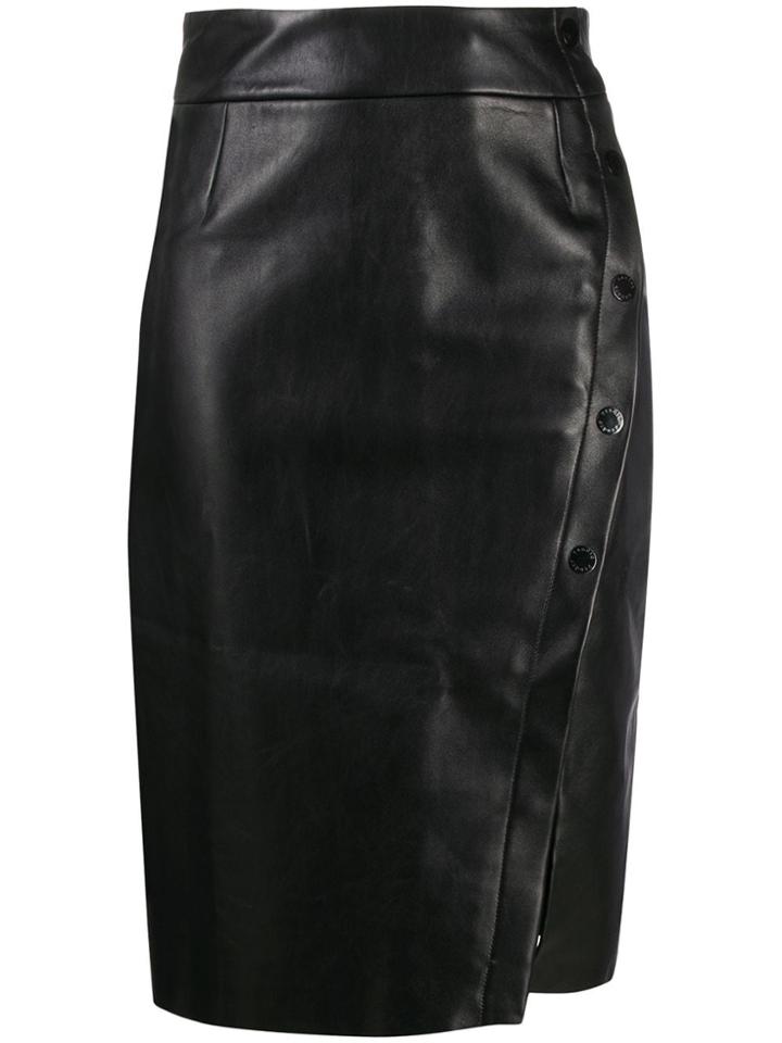 Sandro Paris Fitted Pencil Skirt - Black