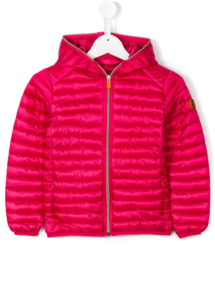 Save The Duck Kids Padded Jacket, Girl's, Size: 8 Yrs, Pink/purple