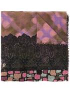 Pierre-louis Mascia Abstract Print Scarf - Black