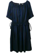 Kenzo Striped Midi Dress - Blue