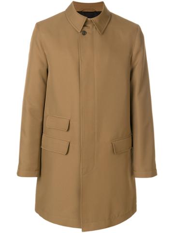 Marni Cutaway Collar Coat - Brown