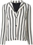 Max Mara Perak Striped Blazer - White