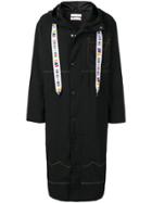 Reebok By Pyer Moss Oversized Hooded Coat - Black