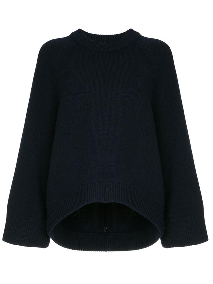 Tibi Round Neck Sweater - Blue
