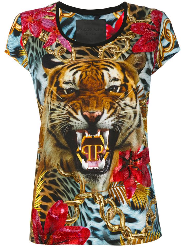 Philipp Plein - Ariell T-shirt - Women - Cotton - S, Black, Cotton