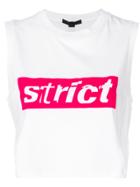 Alexander Wang Strict Crop Top - White