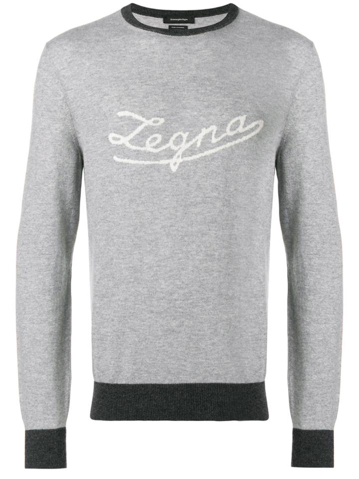 Ermenegildo Zegna Round Neck Jumper - Grey