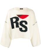 Raf Simons Rs Knit Jumper - White