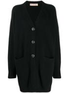 Marni Long-length Knitted Cardigan - Black