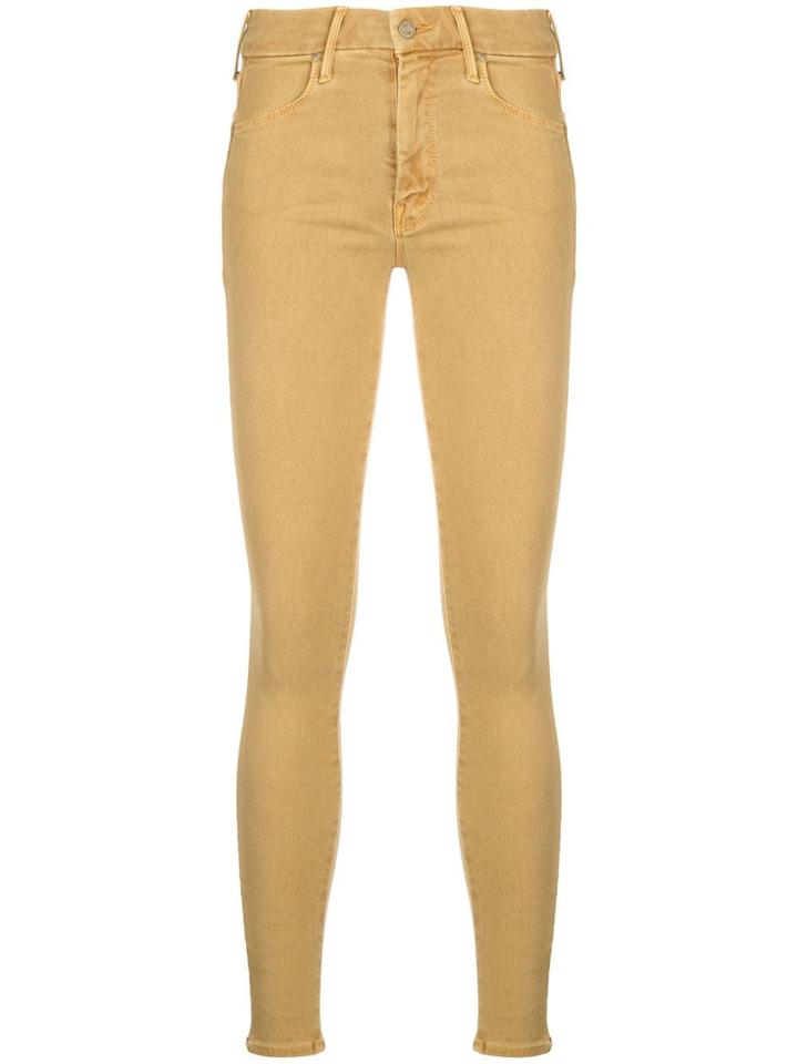 Mother Skinny Jeans - Yellow