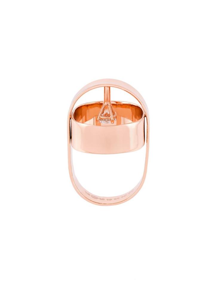Maison Margiela Suspended Charm Ring, Women's, Size: Small, Metallic