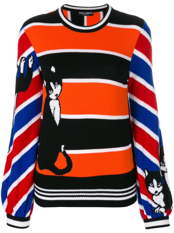 Dolce & Gabbana Striped Jumper - Multicolour