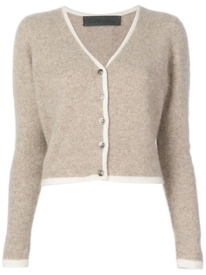 The Elder Statesman Knitted Cardigan - Neutrals