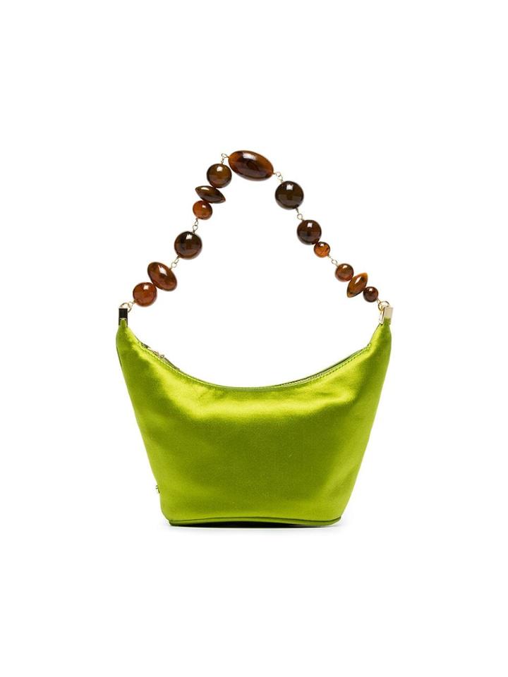Cult Gaia Gia Silk Shoulder Bag - Green