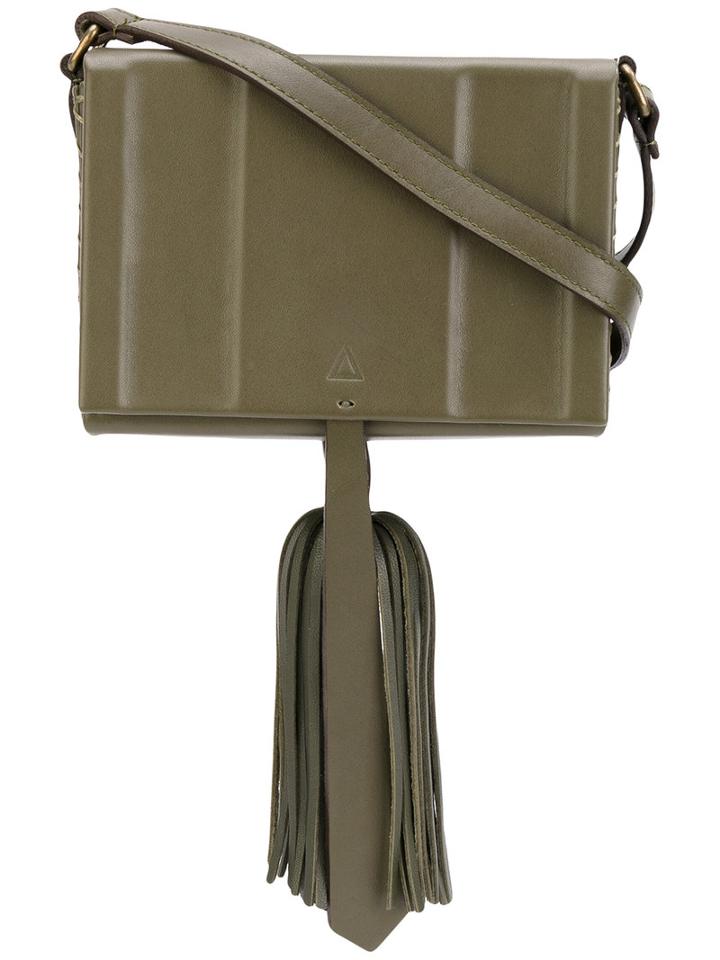 Zeus+dione - Attiki Shoulder Bag - Women - Calf Leather - One Size, Green, Calf Leather