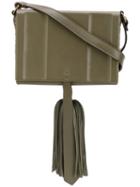Zeus+dione - Attiki Shoulder Bag - Women - Calf Leather - One Size, Green, Calf Leather