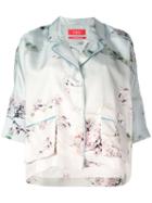 F.r.s For Restless Sleepers Landscape & Sky (blue) Shirt, Women's, Size: Large, Silk