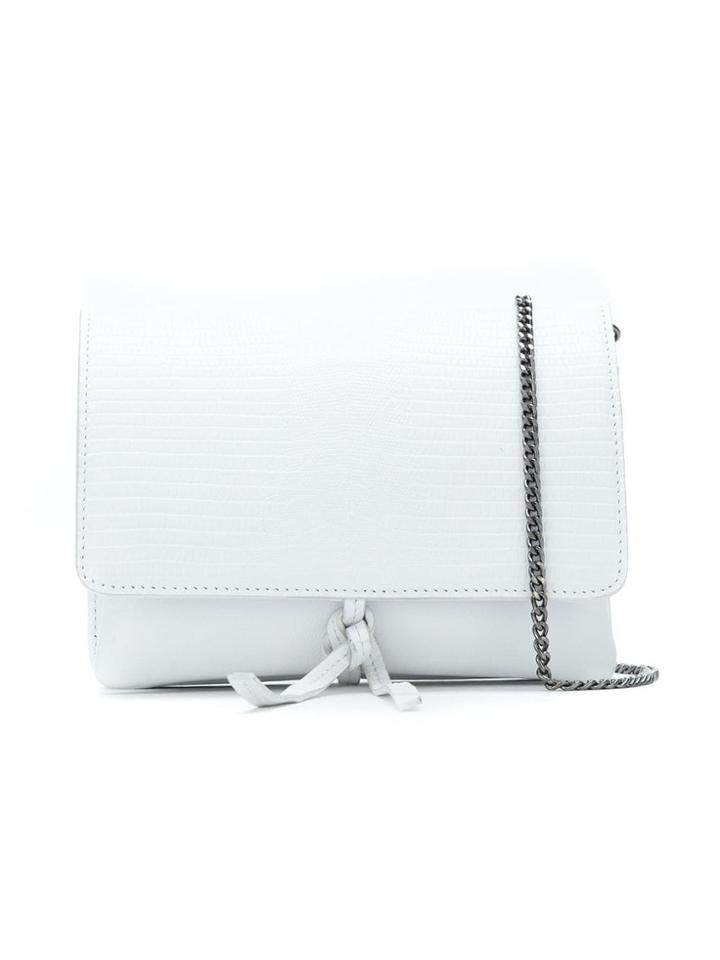 Tufi Duek Leather Clutch - White