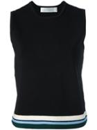 Victoria Victoria Beckham Classic Tank Top, Women's, Size: 10, Black, Nylon/spandex/elastane/viscose/wool