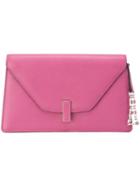 Valextra Envelope Clutch, Women's, Pink/purple