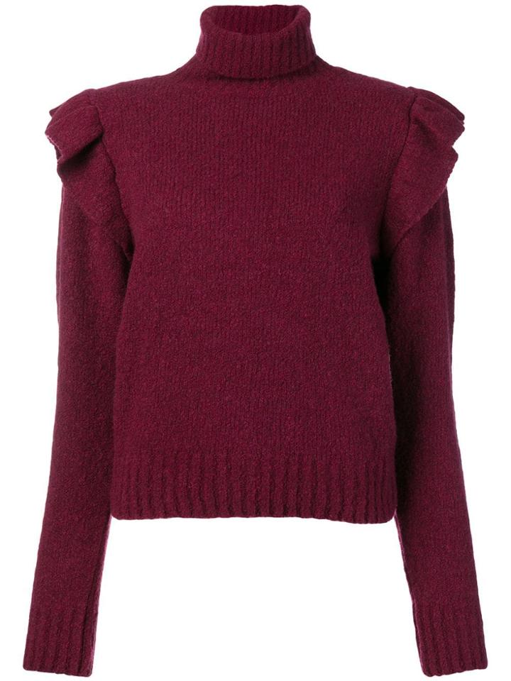 Masscob Ada Turtleneck Jumper - Red
