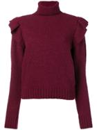 Masscob Ada Turtleneck Jumper - Red