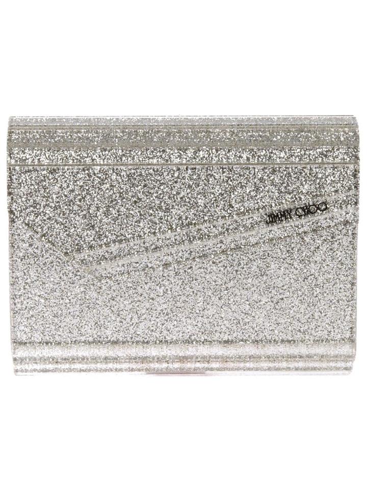 Jimmy Choo 'champagne' Clutch - Metallic