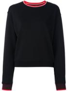 Mcq Alexander Mcqueen Dropped Shoulder Sweatshirt, Women's, Size: Large, Black, Cotton