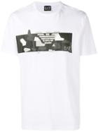 Ea7 Emporio Armani Graphic Logo Print T-shirt - White