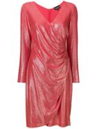 Emporio Armani Abito Wrap Dress - Red