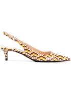 Prada Sling Back Pumps - Brown