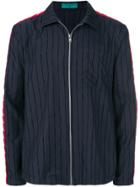 Kappa Logo Stripe Shirt Jacket - Blue