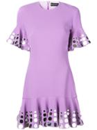 David Koma Cocktail Short Dress - Purple