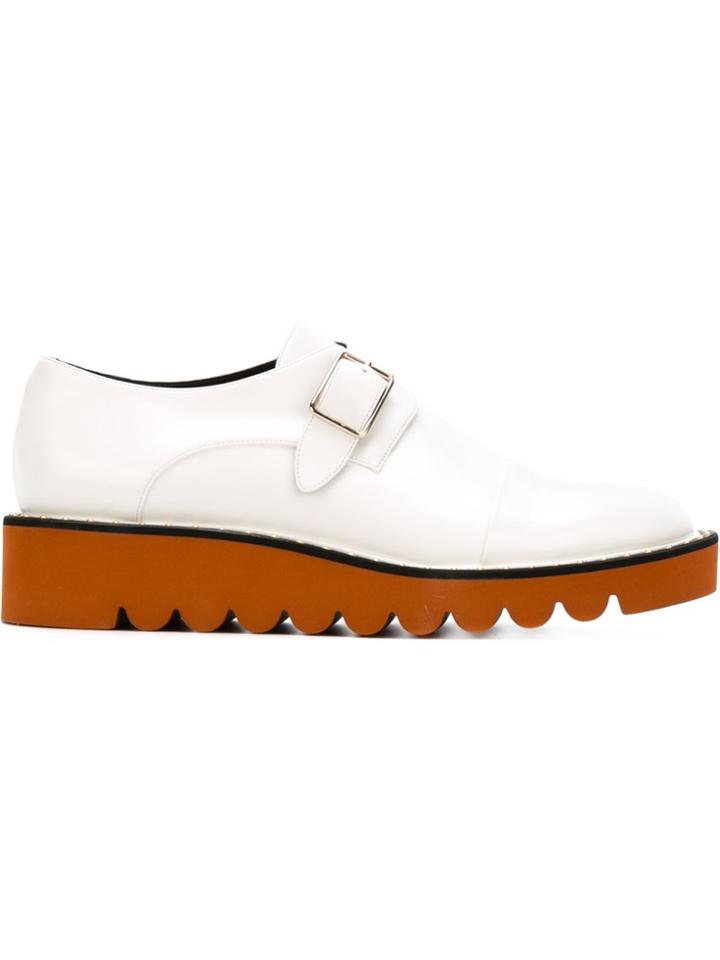 Stella Mccartney Odette Buckled Shoes - White