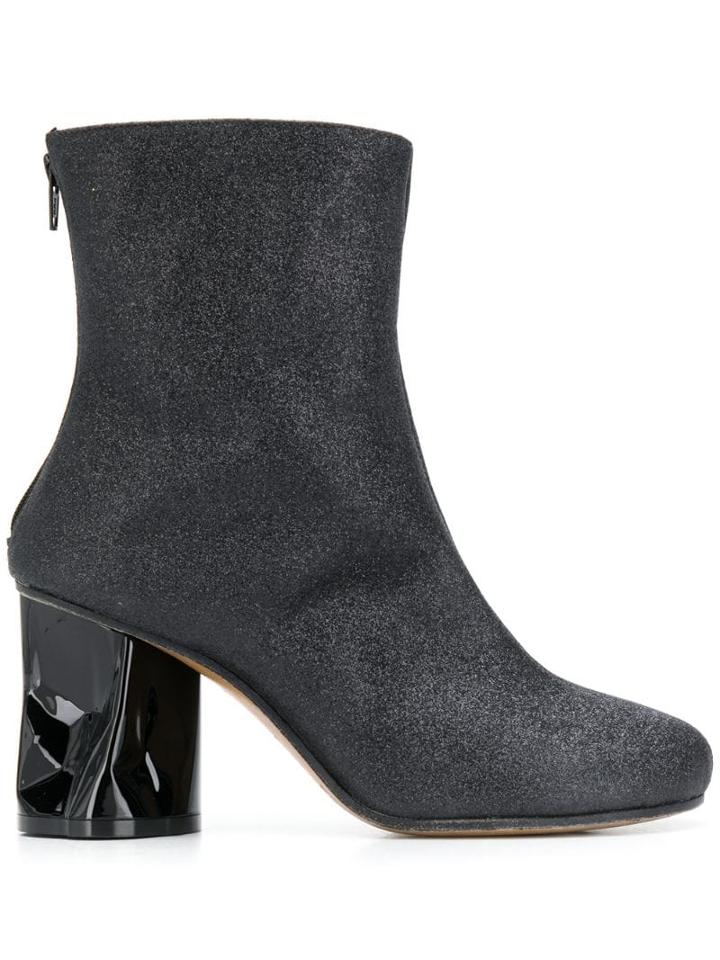 Maison Margiela Trompe-l'oeil Calfskin Boots - Black