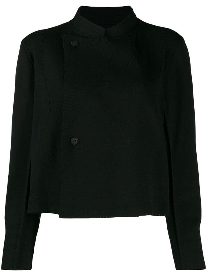 Issey Miyake Classic Fitted Jacket - Black