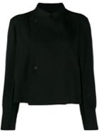 Issey Miyake Classic Fitted Jacket - Black
