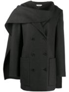 Nina Ricci Scarf Wrap Blazer Dress - Grey