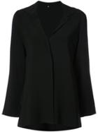 Peter Cohen Deep V Shirt - Black